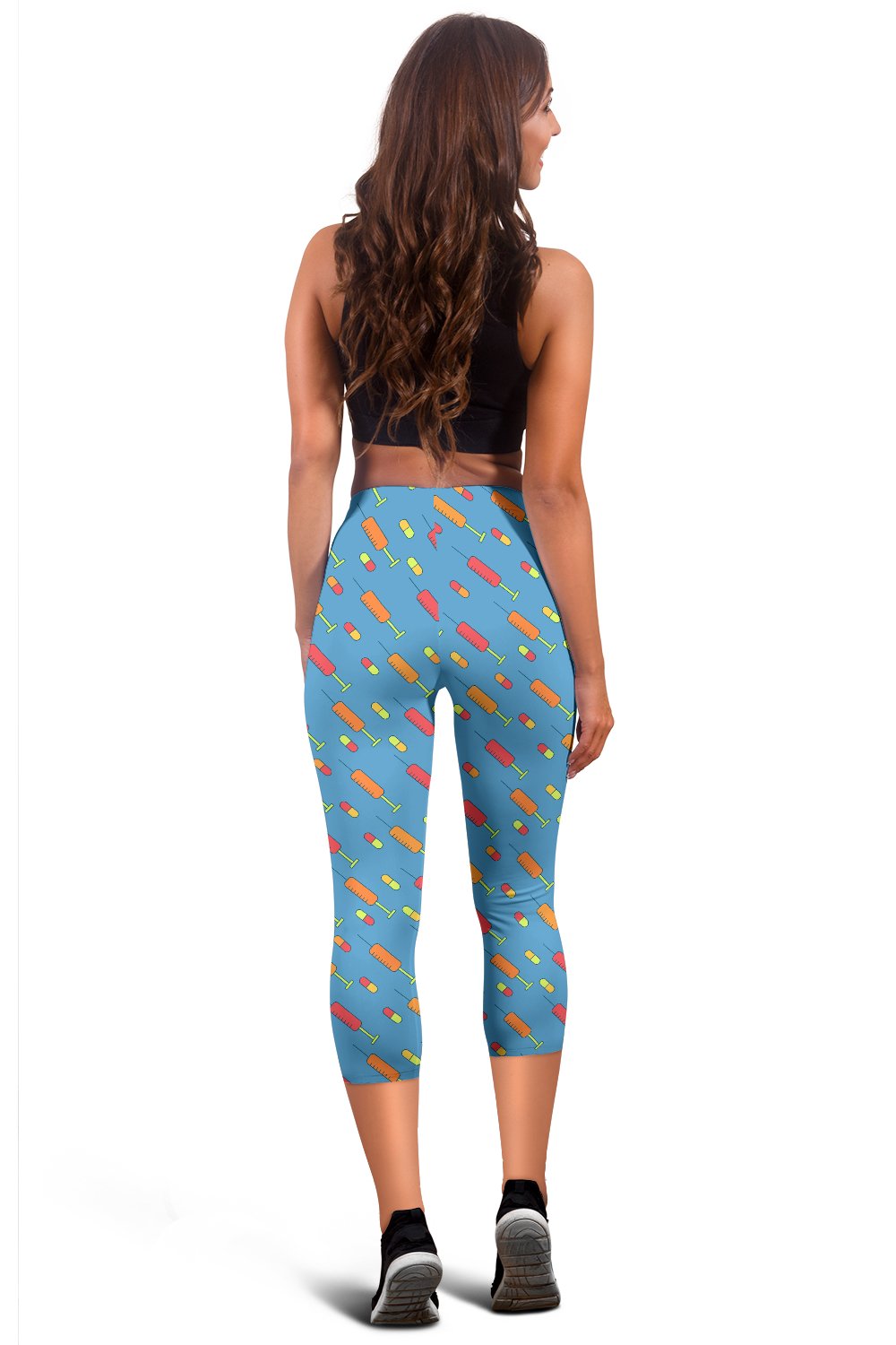 Phlebotomist Medical Pattern Women Capris