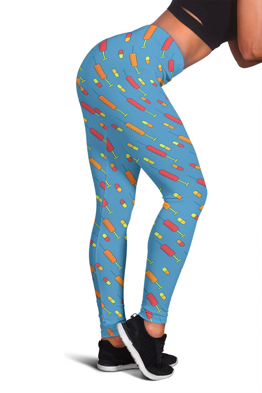 Phlebotomist Medical Pattern Women Leggings