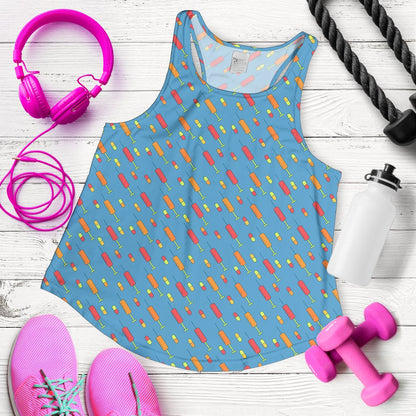 Phlebotomist Medical Pattern Women Racerback Tank Top