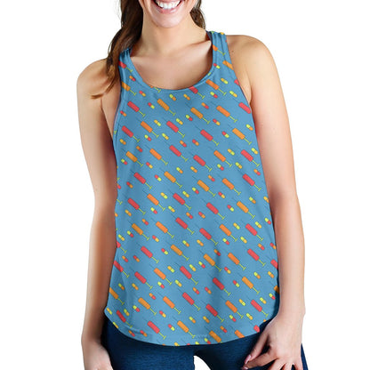 Phlebotomist Medical Pattern Women Racerback Tank Top