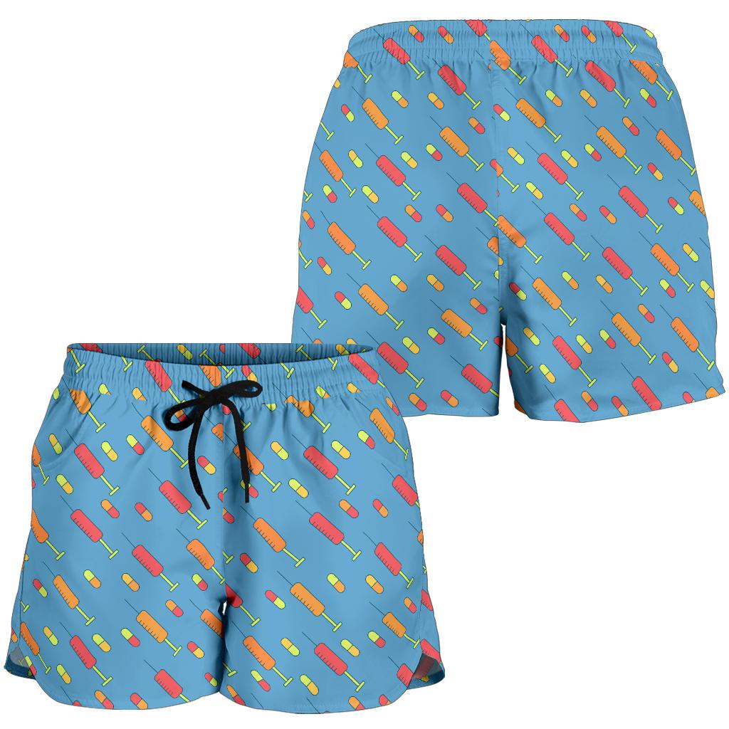 Phlebotomist Medical Pattern Women Shorts-JTAMIGO.COM