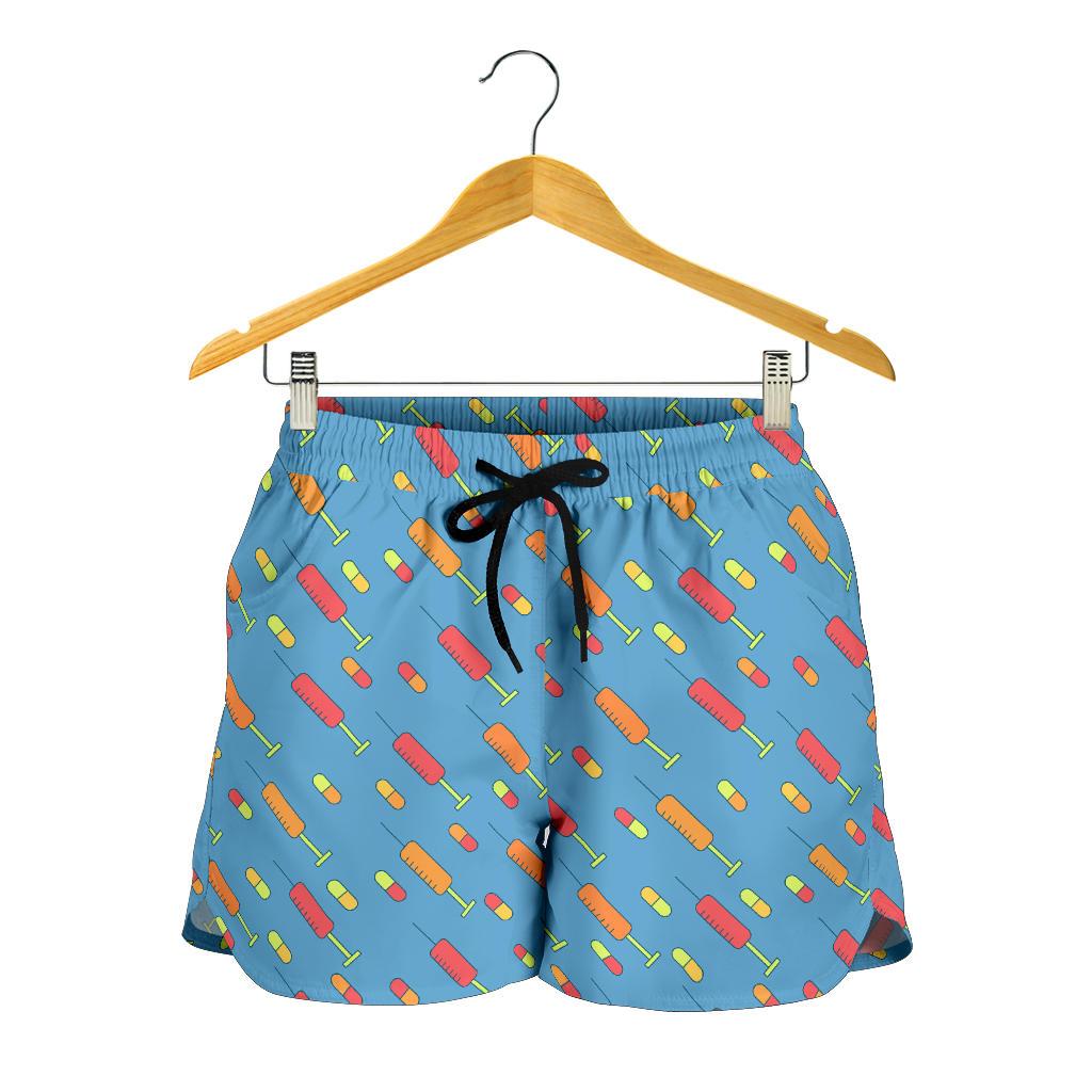Phlebotomist Medical Pattern Women Shorts-JTAMIGO.COM