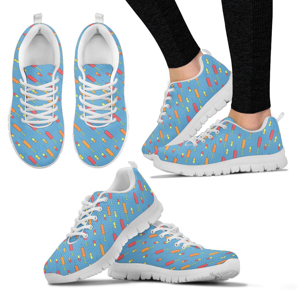 Phlebotomist Medical Pattern Women Sneakers Shoes