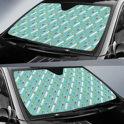 Phlebotomist Medical Print Car Sun Shade For Windshield