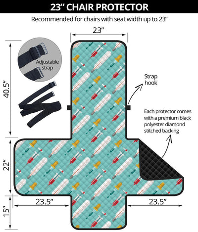 Phlebotomist Medical Print Chair Protector-JTAMIGO.COM