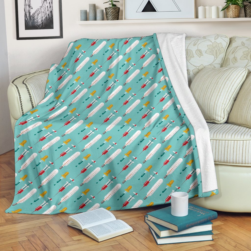 Phlebotomist Medical Print Fleece Blanket