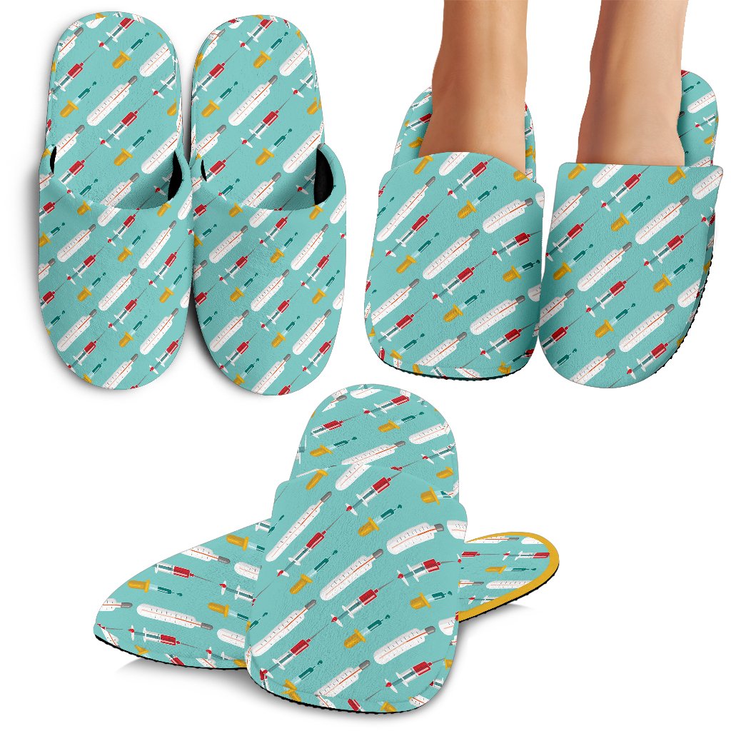 Phlebotomist Medical Print House Slippers