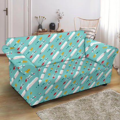 Phlebotomist Medical Print Loveseat Slipcover-JTAMIGO.COM