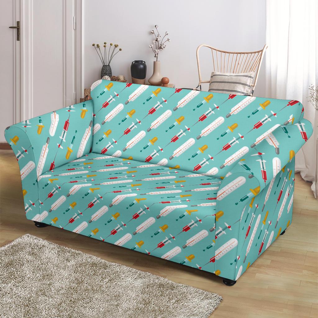Phlebotomist Medical Print Loveseat Slipcover-JTAMIGO.COM
