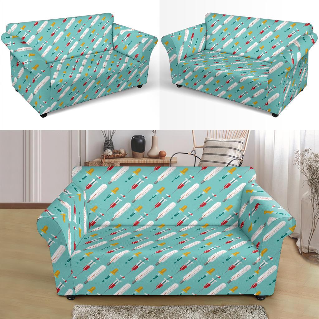 Phlebotomist Medical Print Loveseat Slipcover-JTAMIGO.COM