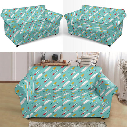 Phlebotomist Medical Print Loveseat Slipcover-JTAMIGO.COM