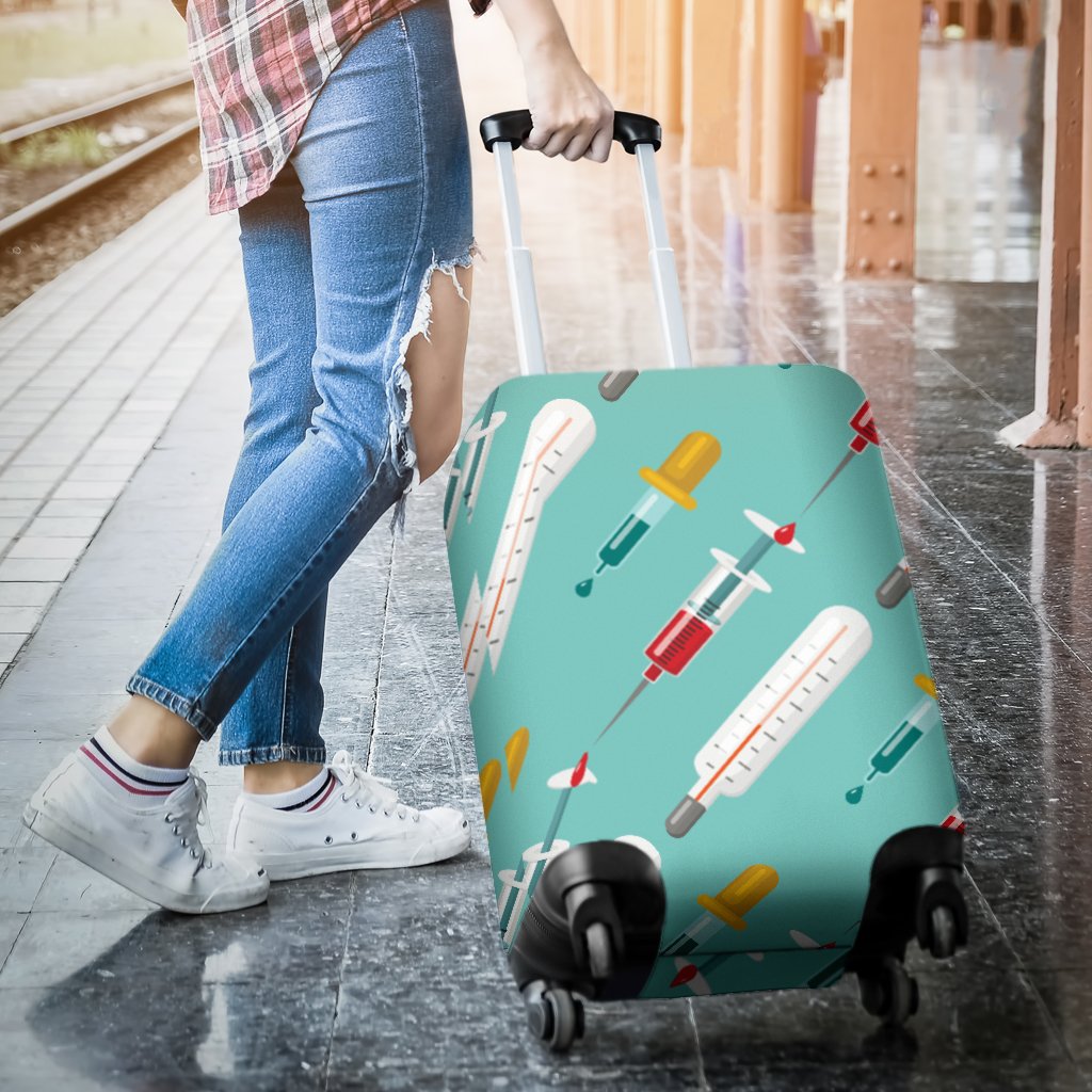 Phlebotomist Medical Print Luggage Cover Protector