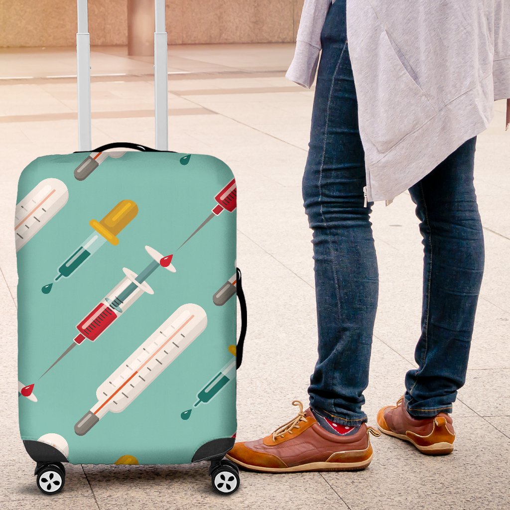 Phlebotomist Medical Print Luggage Cover Protector