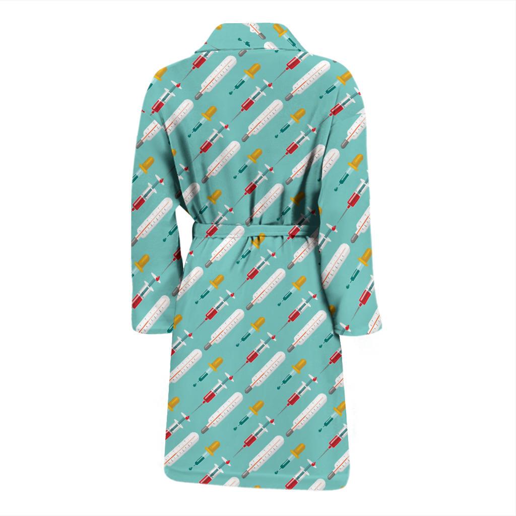 Phlebotomist Medical Print Men Bath Robe-JTAMIGO.COM