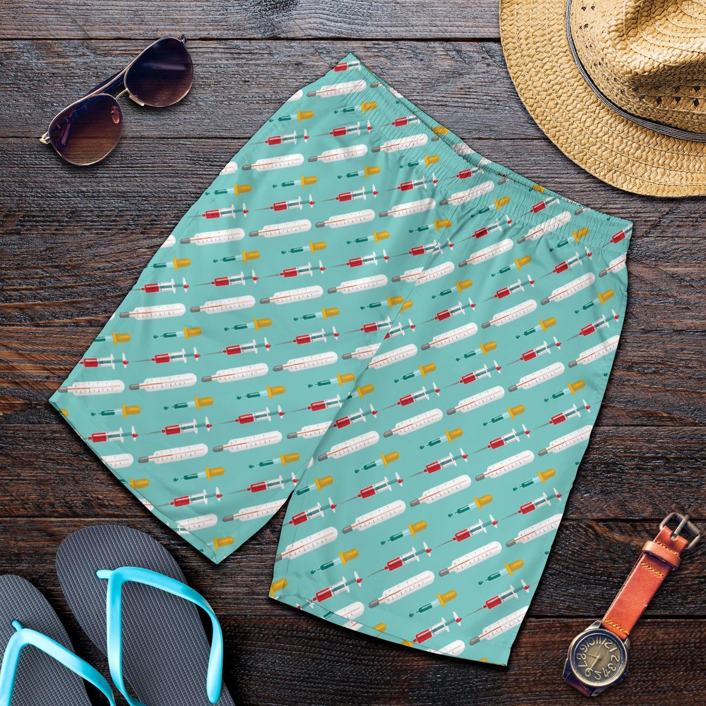 Phlebotomist Medical Print Mens Shorts-JTAMIGO.COM