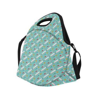Phlebotomist Medical Print Neoprene Lunch Bag (Model 1669)(Large)-JTAMIGO.COM