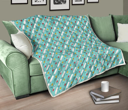 Phlebotomist Medical Print Premium Quilt-JTAMIGO.COM