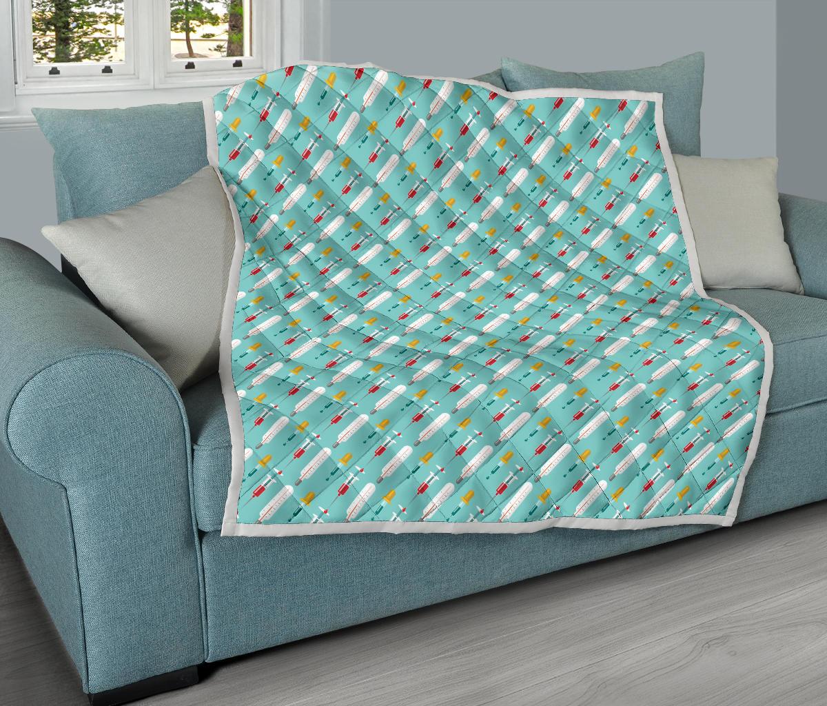 Phlebotomist Medical Print Premium Quilt-JTAMIGO.COM