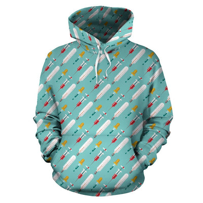 Phlebotomist Medical Print Pullover Hoodie