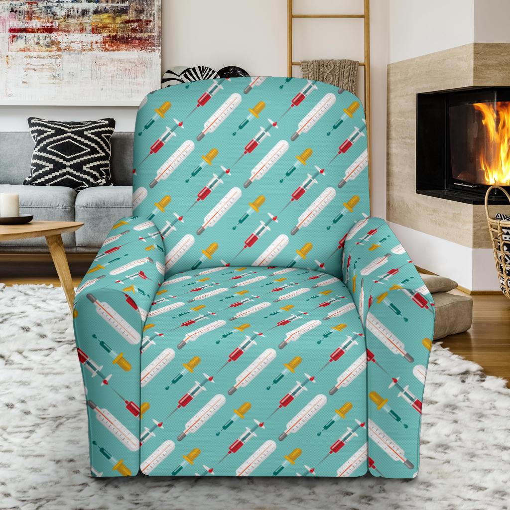Phlebotomist Medical Print Single Sofa Slipcover -JTAMIGO.COM