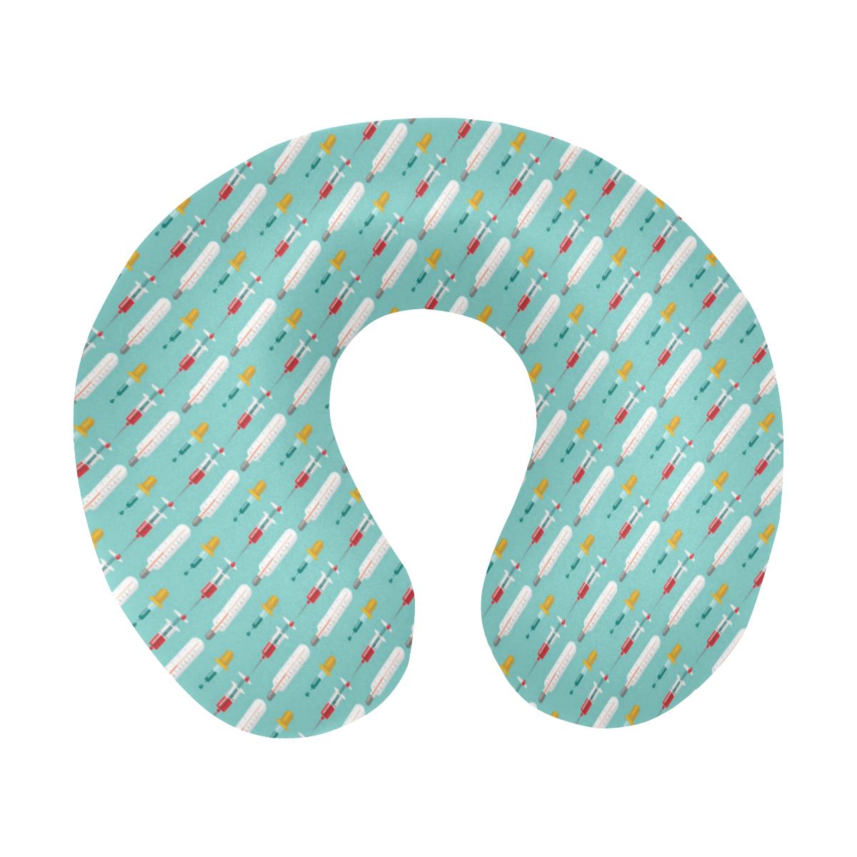 Phlebotomist Medical Print U-Shaped Travel Neck Pillow-JTAMIGO.COM