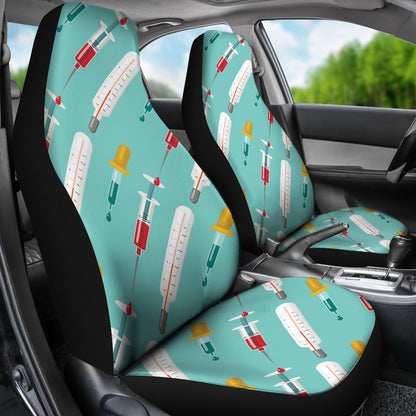 Phlebotomist Medical Print Universal Fit Car Seat Covers