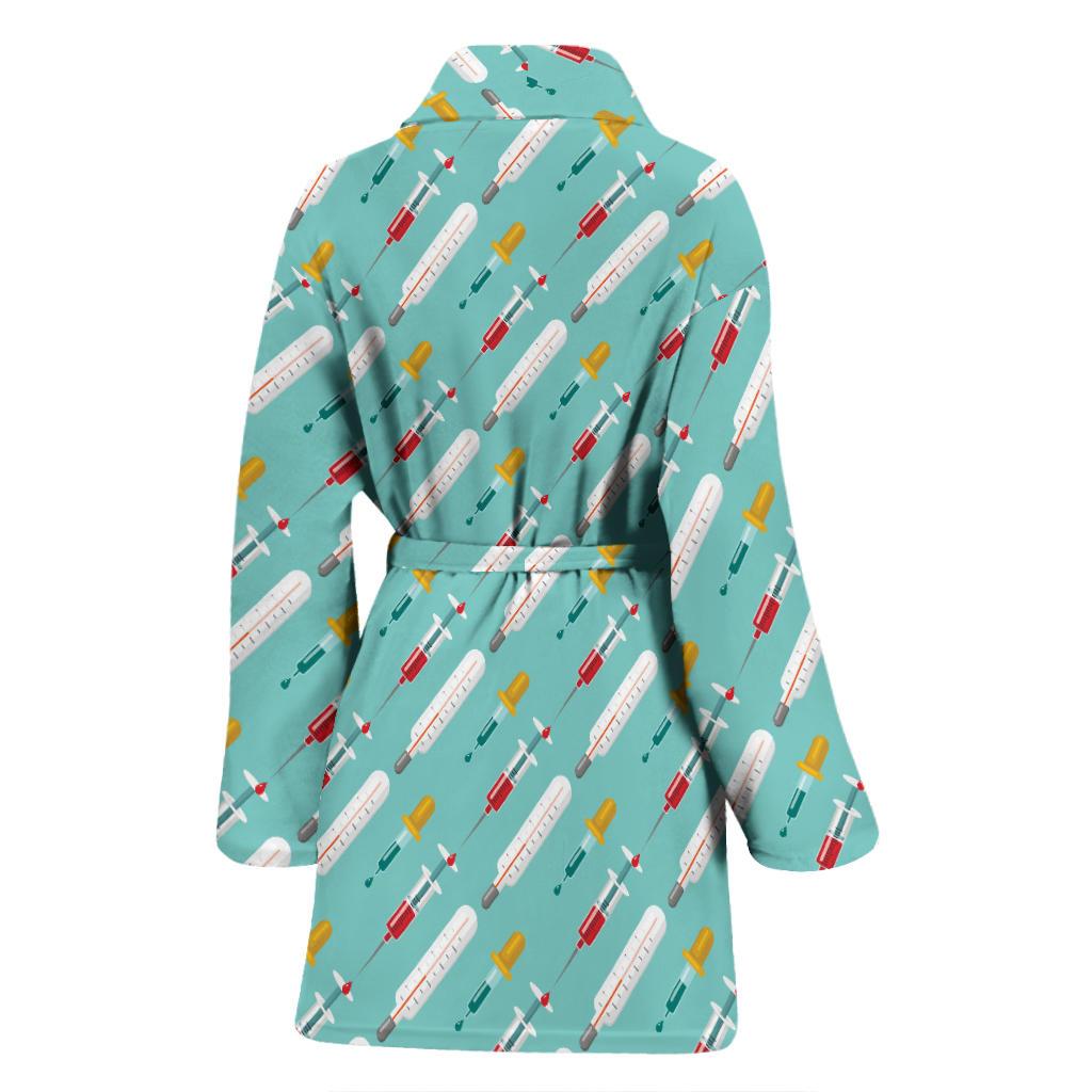 Phlebotomist Medical Print Women Bath Robe-JTAMIGO.COM