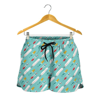 Phlebotomist Medical Print Women Shorts-JTAMIGO.COM