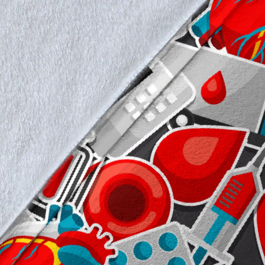 Phlebotomist Medical Themed Fleece Blanket