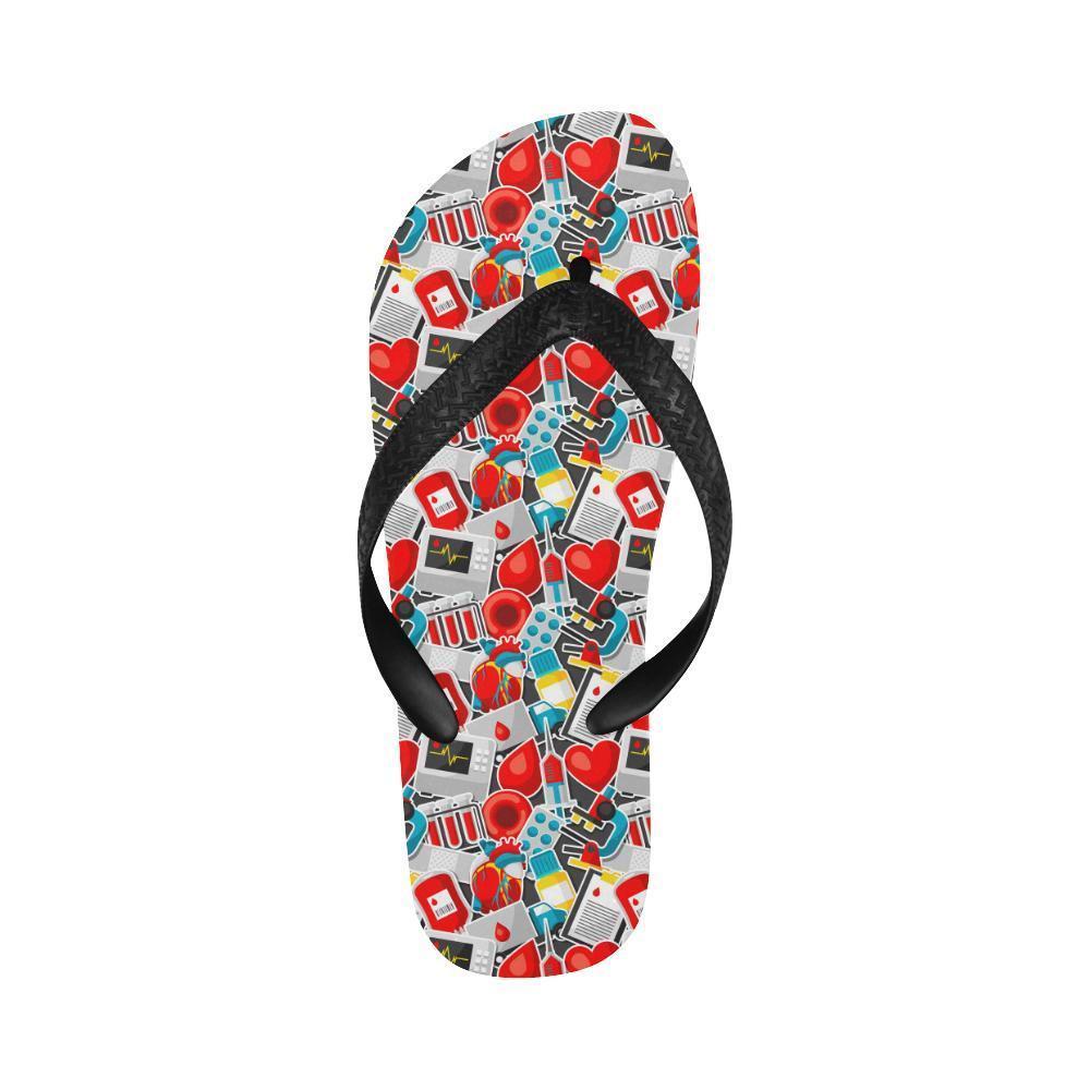 Phlebotomist Medical Themed Flip Flops-JTAMIGO.COM