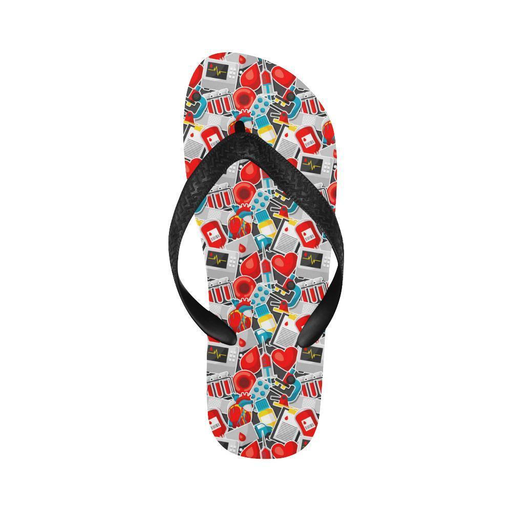 Phlebotomist Medical Themed Flip Flops-JTAMIGO.COM