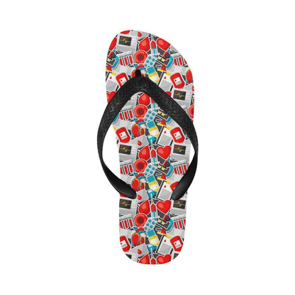 Phlebotomist Medical Themed Flip Flops-JTAMIGO.COM