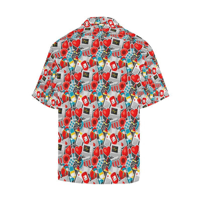 Phlebotomist Medical Themed Men Aloha Hawaiian Shirt