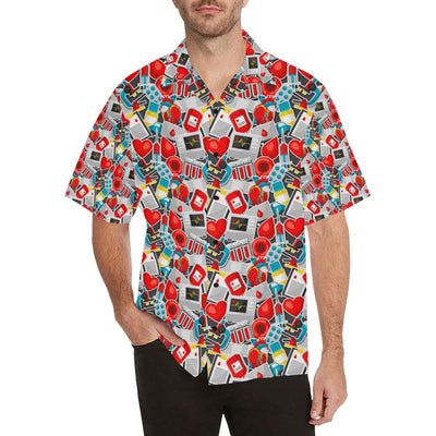 Phlebotomist Medical Themed Men Aloha Hawaiian Shirt