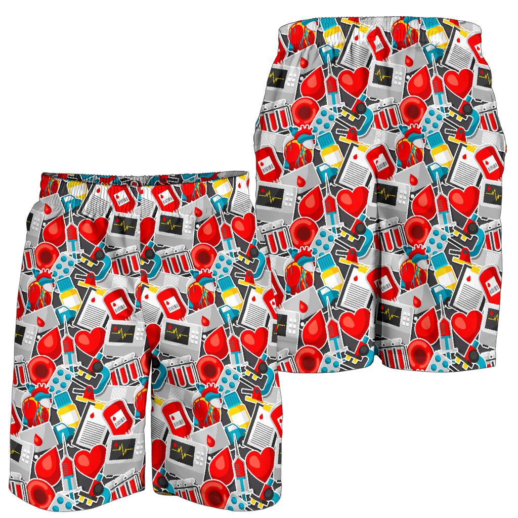 Phlebotomist Medical Themed Mens Shorts-JTAMIGO.COM