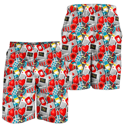 Phlebotomist Medical Themed Mens Shorts-JTAMIGO.COM