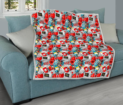 Phlebotomist Medical Themed Premium Quilt-JTAMIGO.COM