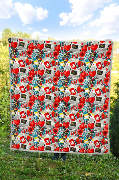 Phlebotomist Medical Themed Premium Quilt-JTAMIGO.COM