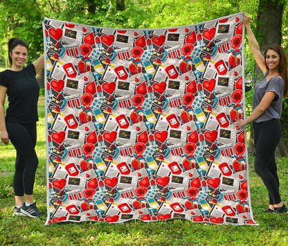 Phlebotomist Medical Themed Premium Quilt-JTAMIGO.COM