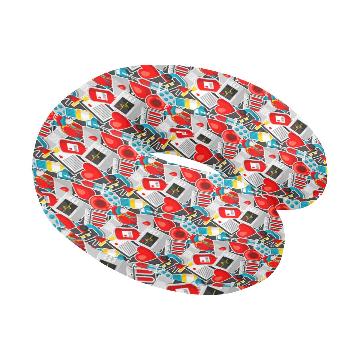 Phlebotomist Medical Themed U-Shaped Travel Neck Pillow-JTAMIGO.COM