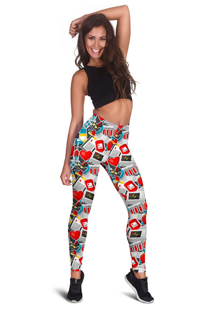 Phlebotomist Medical Themed Women Leggings