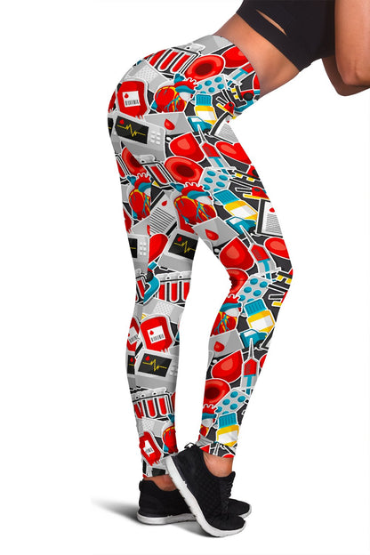 Phlebotomist Medical Themed Women Leggings