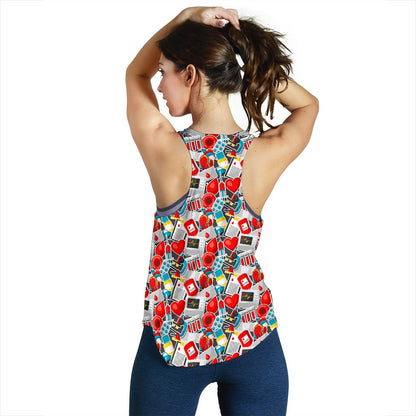 Phlebotomist Medical Themed Women Racerback Tank Top