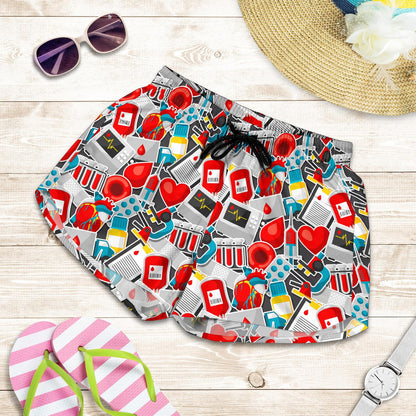 Phlebotomist Medical Themed Women Shorts-JTAMIGO.COM