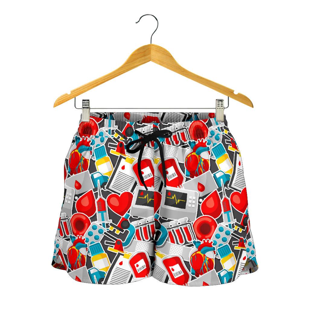 Phlebotomist Medical Themed Women Shorts-JTAMIGO.COM