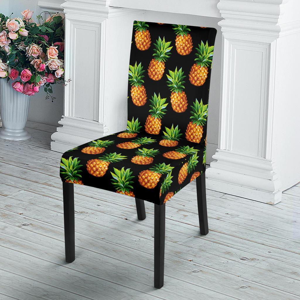 Pineapple Cute Print Design Pattern Dining Chair Slipcover-JTAMIGO.COM