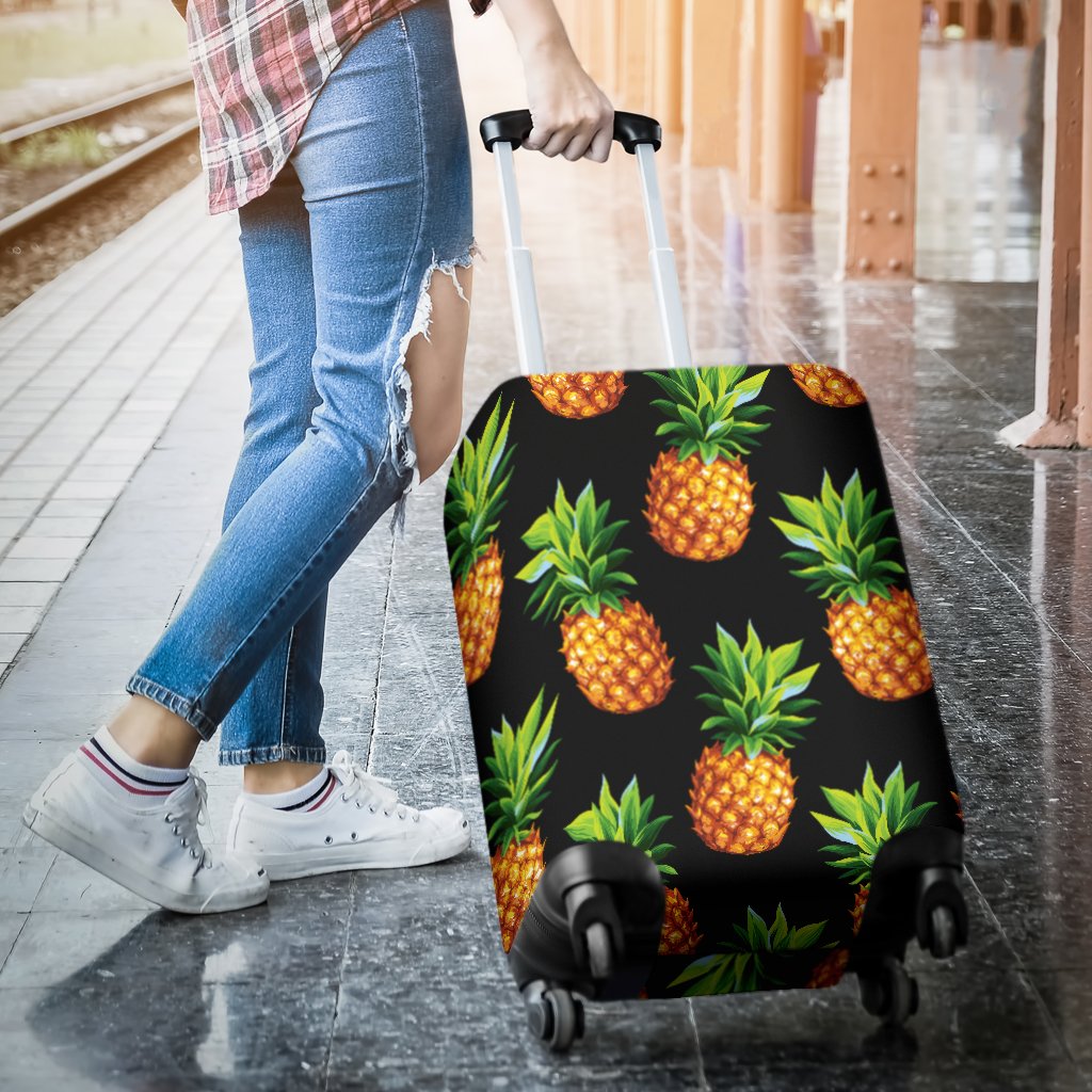Pineapple Cute Print Design Pattern Luggage Cover Protector