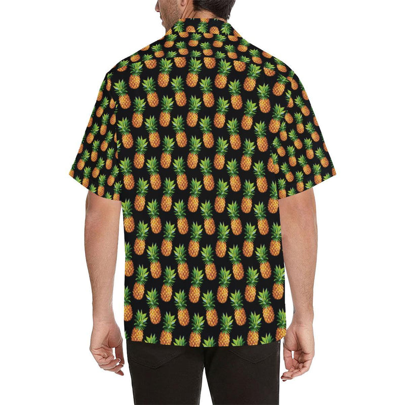 Pineapple Cute Print Design Pattern Men Aloha Hawaiian Shirt