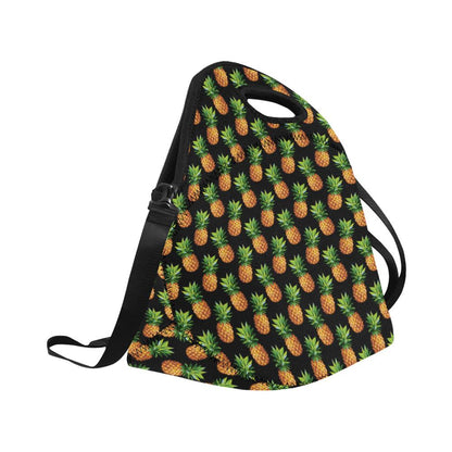 Pineapple Cute Print Design Pattern Neoprene Lunch Bag (Model 1669)(Large)-JTAMIGO.COM