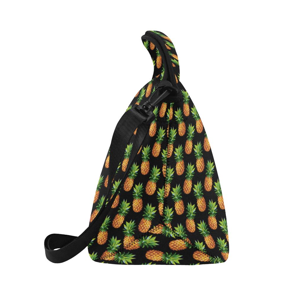 Pineapple Cute Print Design Pattern Neoprene Lunch Bag (Model 1669)(Large)-JTAMIGO.COM